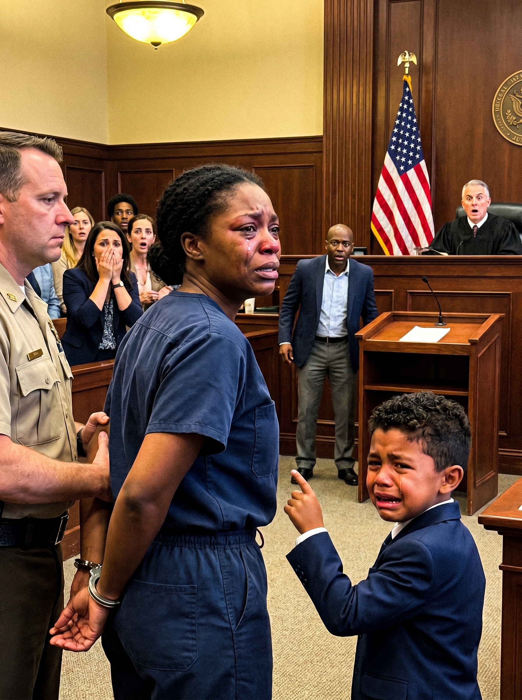 My mom was sentenced to d.ie for k.illing my dad, and for six years no one believed she was innocent. But minutes before the execution, my little brother hugged her and whispered: “Mom… I know who hid the kn.ife under your bed.”
