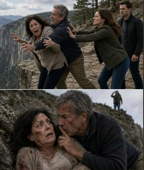 Your Daughter Pushed You Off a Cliff—Then Your Husband Whispered, “Don’t Move… Pretend You’re Dead”