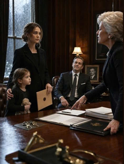 AFTER MY HUSBAND DIED, HIS MOTHER SAID, “I’M TAKING THE HOUSE, THE LAW FIRM, ALL OF IT—EXCEPT YOUR DAUGHTER.” SO I LET HER HAVE EXACTLY WHAT SHE ASKED FOR