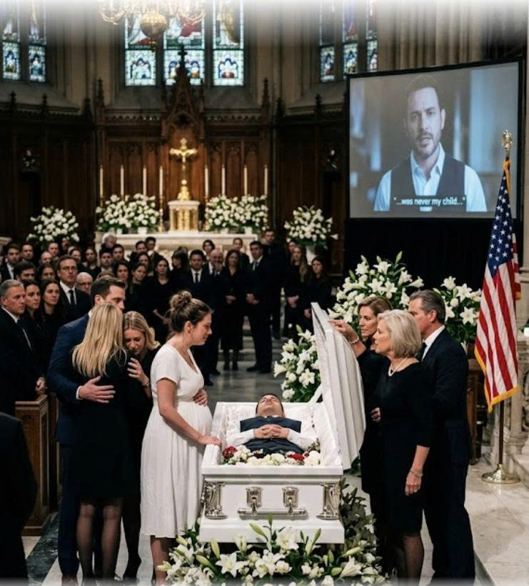 My husband had been in his coffin only a few hours when my mother-in-law demanded our house keys. “Pack your bags, incubator,” she sneered, tossing a f3ke paternity test onto the coffin. “My son’s millions belong to his real family.” My husband’s lawyer entered with a projector. Then my husband’s face appeared on screen, and his first sentence made my mother-in-law collapse.
