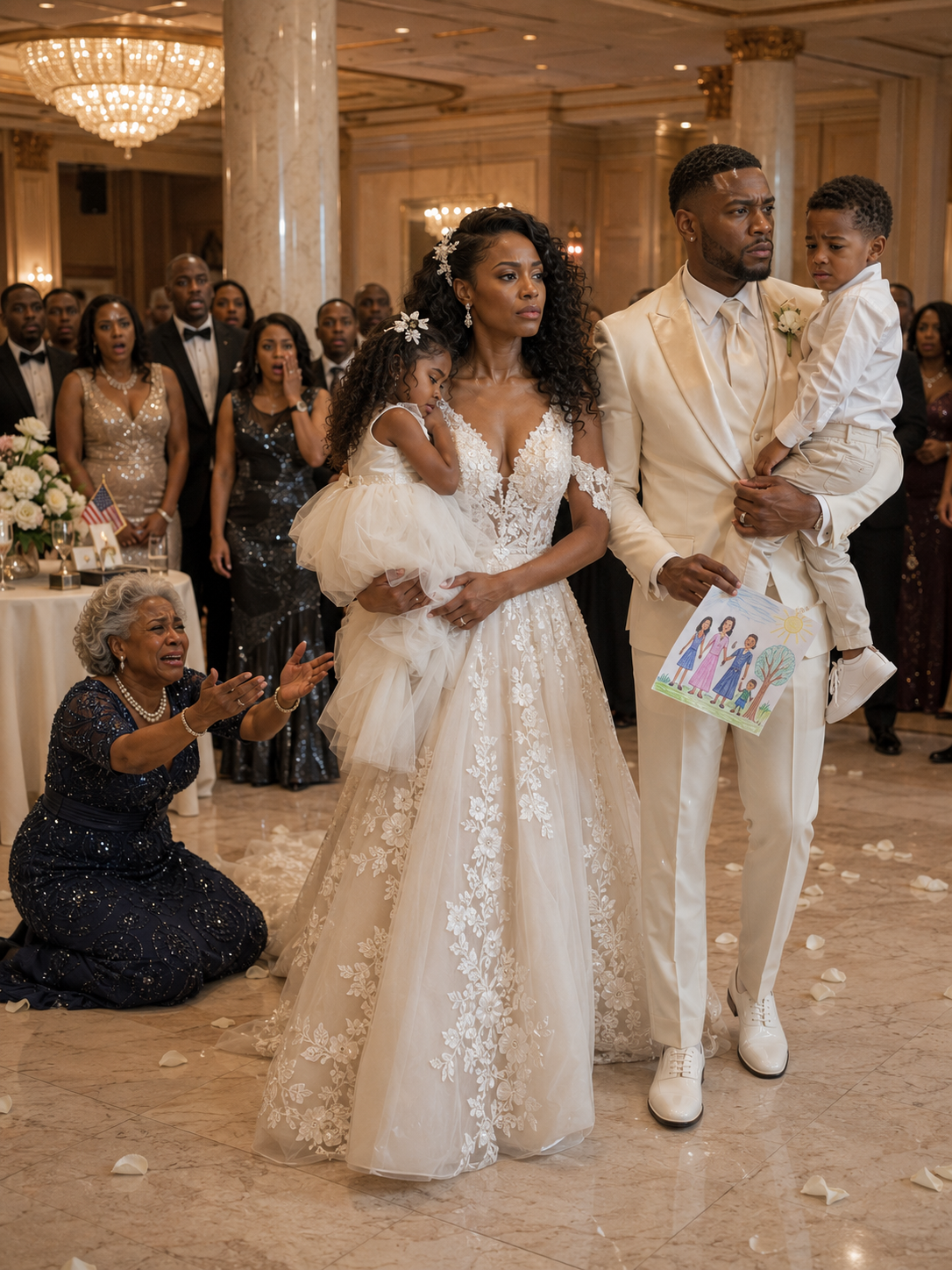 I paid $50,000 for my mother’s 70th birthday gala at the St. Regis, and she ban!shed my 8-year-old son and 10-year-old daughter to a wobbly table next to a trash can for my sister’s arrogant friends. “Make room for the important guests,” she sneered