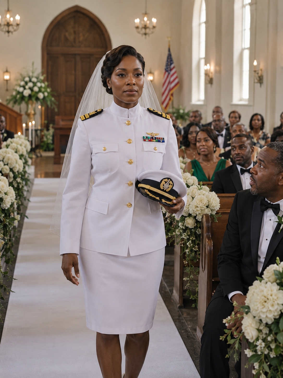 They destroyed her four wedding dresses hours before the wedding out of pure envy, but she arrived at the altar wearing something that made her own bl00d tremble with shame.