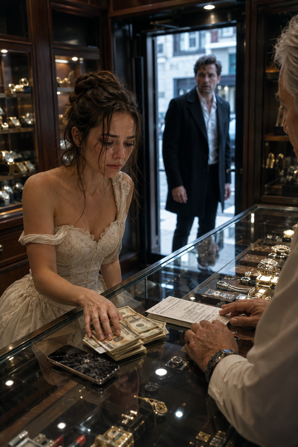 Part 2: She sold her phone for her son’s medicine, and the mafia boss watching from the doorway broke down before he destroyed the man waiting to evict her