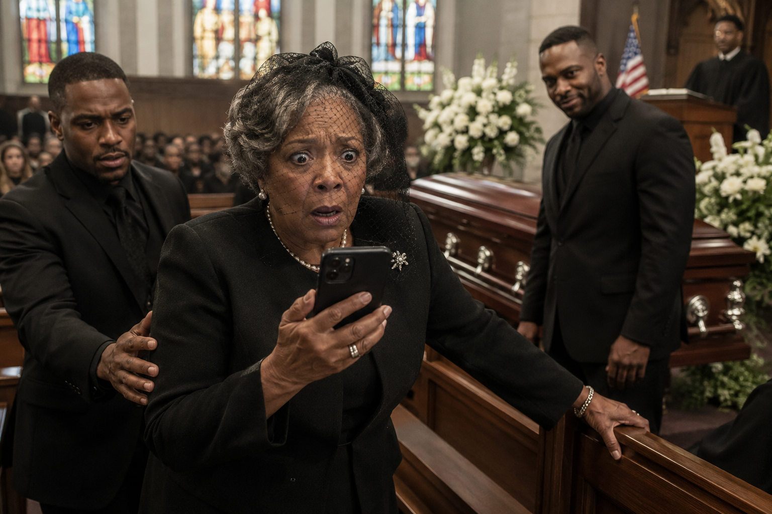 My husband sent me a text at his own funeral: the body in the casket isn’t mine.
