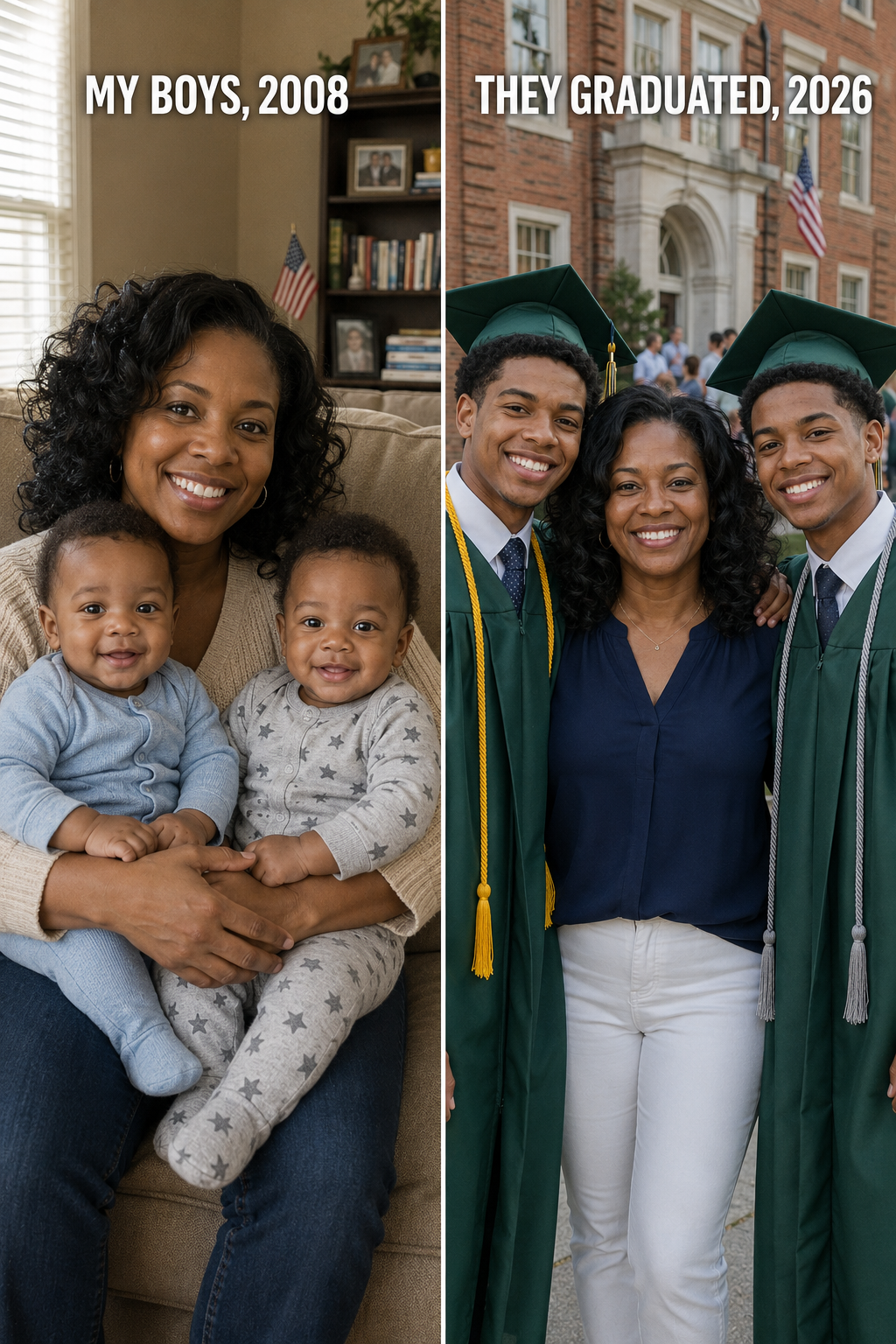 I Raised My Best Friend's Twin Boys After She Vanished – At Graduation, One of Them Took the Mic on Stage and Said, 'You Need to Know What Our Biological Mother Really Did'