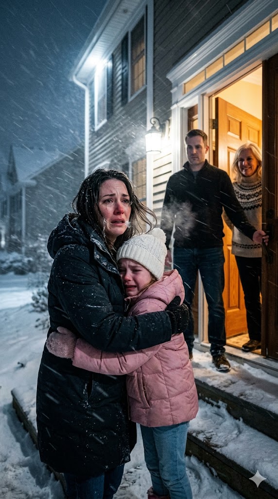 MY HUSBAND AND HIS FAMILY LOCKED ME AND MY DAUGHTER OUT DURING A SNOWSTORM, LAUGHING: ‘FREEZE TO D, USELESS COWARD!’ I HUGGED JOSIE AND WALKED AWAY WITHOUT A WORD. THREE DAYS LATER, MY PHONE EXPLODED WITH 47 DESPERATE MESSAGES BEGGING ME