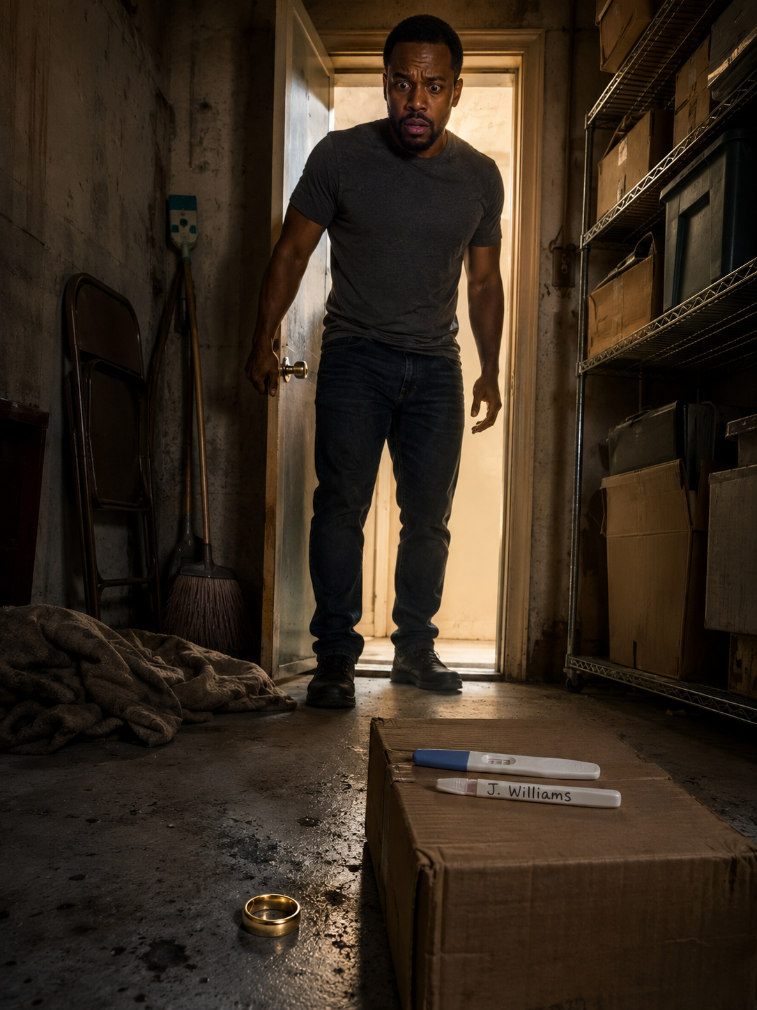 I locked my wife in the storage room