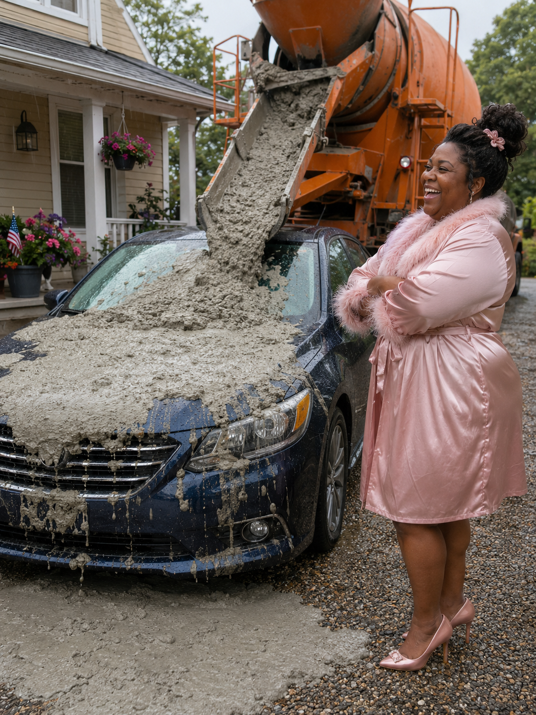 My Neighbor Covered My Car in Concrete for 'Blocking Her Lake View' – Then My 8-Year-Old Daughter Wiped the Smile off Her Face