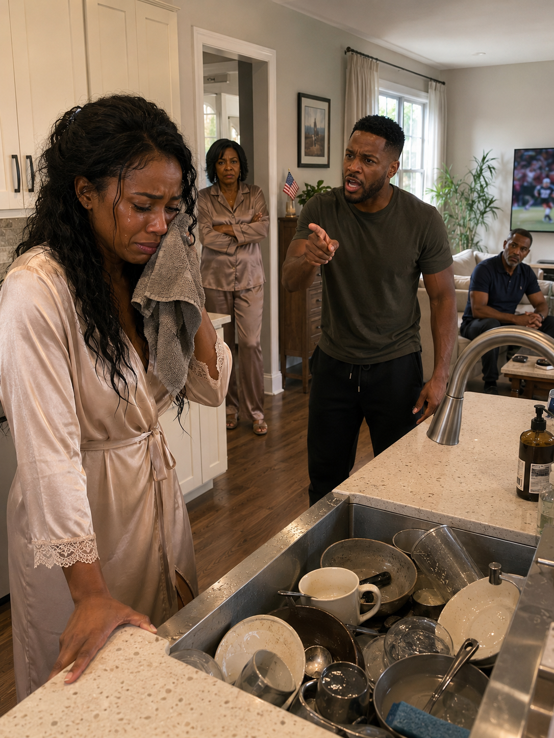On the first day of our marriage, my husband threw a greasy dishcloth in my face and said, “From now on, you’re my family’s maid.” I smiled, left my wedding ring on the table, and walked out with my suitcase.