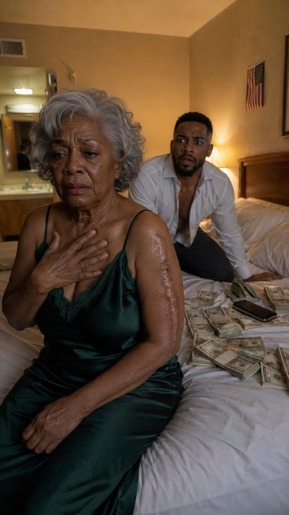 EVERYONE CALLED ME CRA:ZY FOR MARRYING A 60-YEAR-OLD WOMAN, BUT ON OUR WEDDING NIGHT, A SINGLE MARK ON HER SHOULDER EXPOSED A HIDDEN TRUTH THAT CHANGED MY ENTIRE LIFE