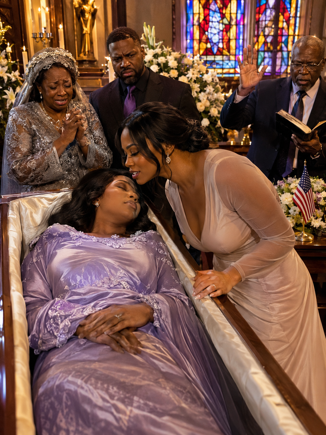 At my daughter's funeral, her husband's mistress leaned close and whispered