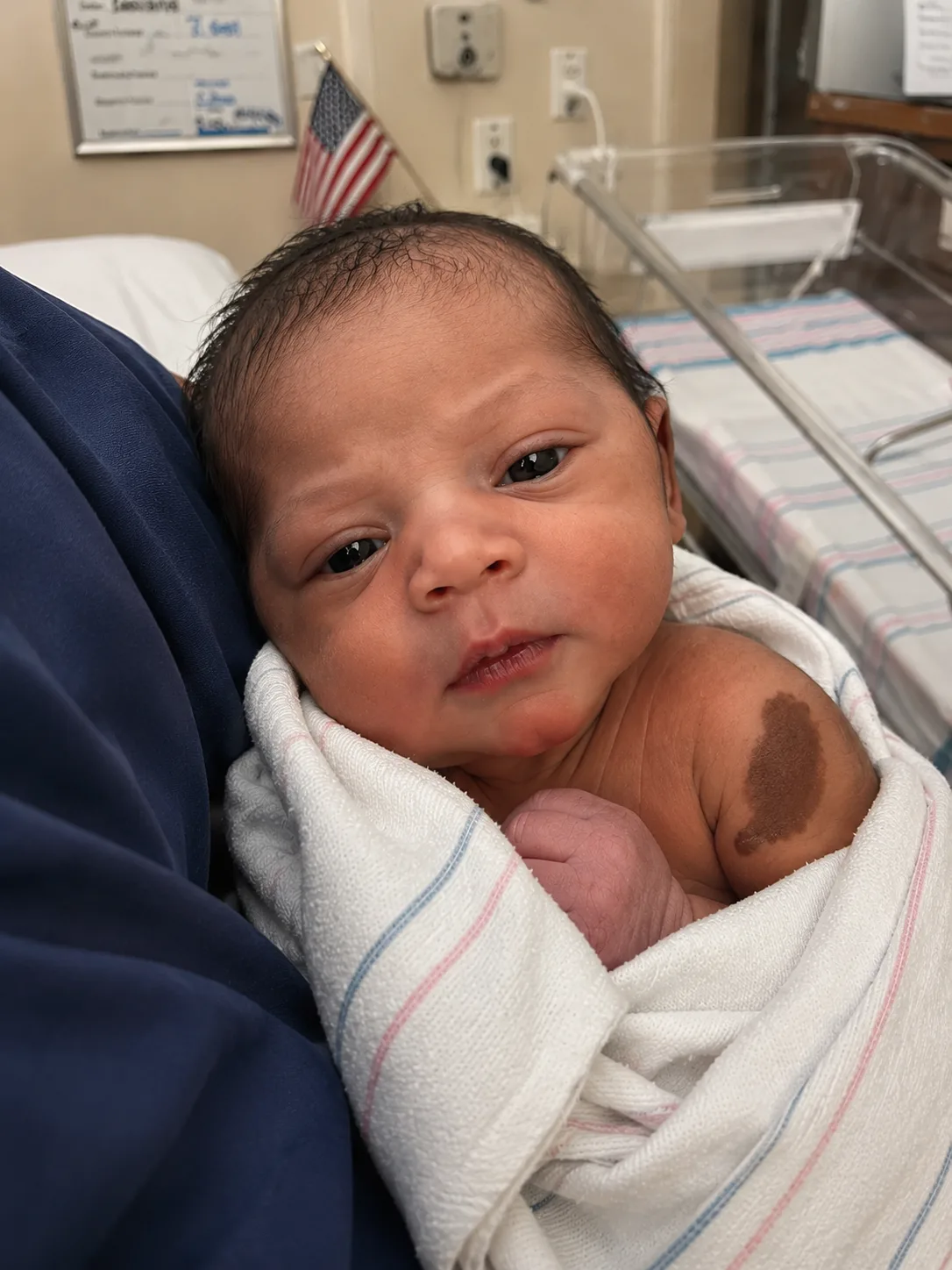After ten years of miscarriages, we finally had our miracle baby girl — but when the nurse handed her to my husband, he went completely pale, stared at the birthmark on her shoulder, and whispered, "No... that's impossible."