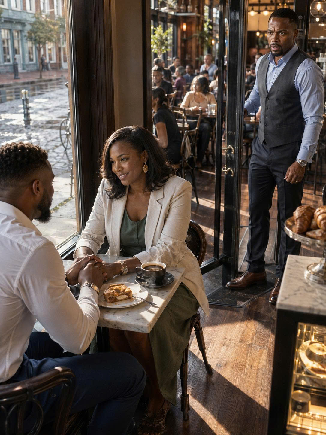 FOR YEARS, I CHEATED ON MY WIFE AND SWORE SHE SUSPECTED NOTHING. THEN I SAW HER HOLDING ANOTHER MAN'S HAND AND FINALLY FELT THE SAME BETRAYAL I HAD CAUSED HER.