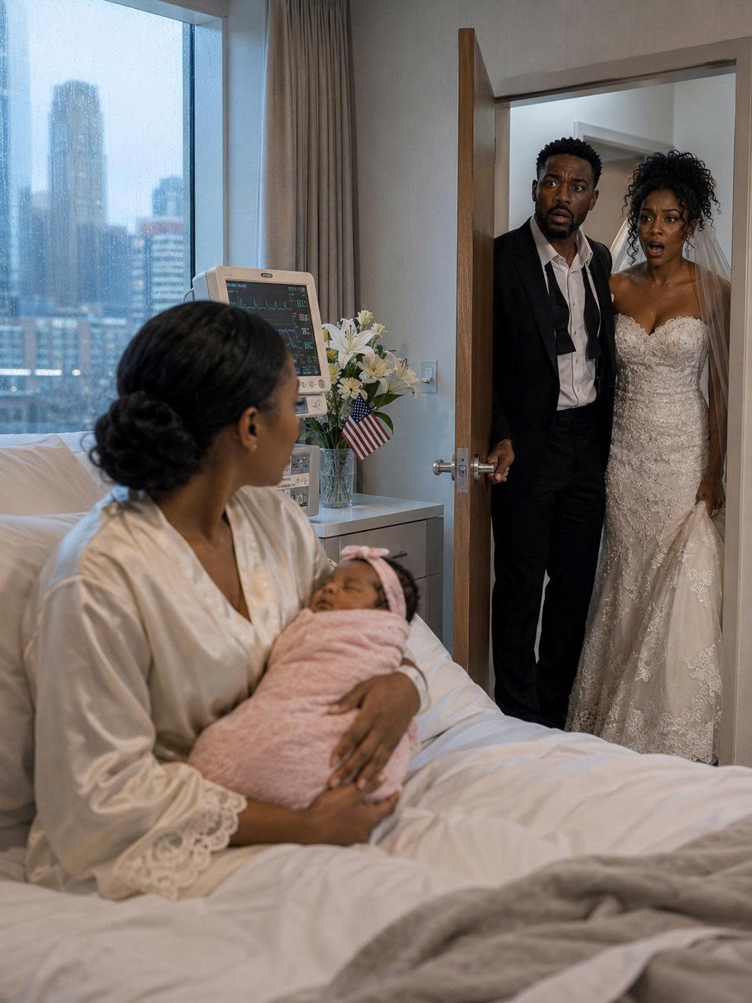 Six Months After Our Divorce, My Ex-Husband Called to Invite Me to His Wedding. I Told Him, "I Just Had a Baby. I'm Not Going Anywhere." Thirty Minutes Later, He Burst Into My Hospital Room Still Wearing His Tuxedo... Looking Like His Entire World Had Just Collapsed.