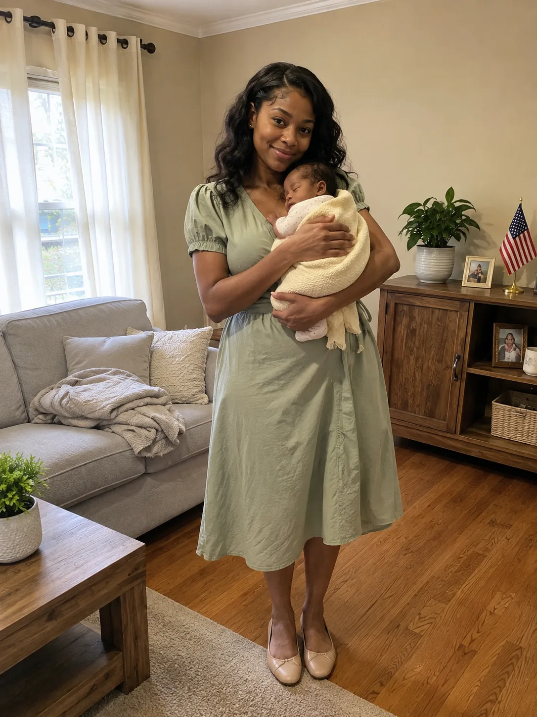 Just weeks after I gave birth, my MIL told me to step out of the family photo, saying, "Otherwise, no one else will fit in the frame" — but 10 minutes later, she rushed over, pale-faced, and cried, "You didn't... Tell me you didn't!"