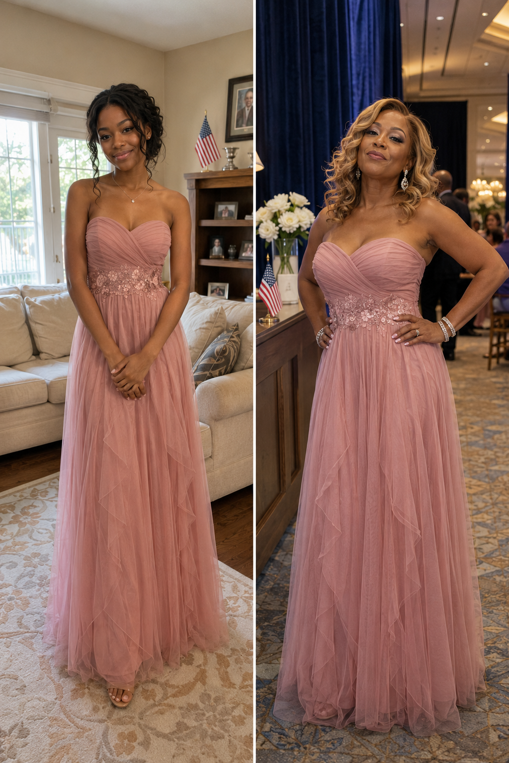 My stepmom secretly copied my prom dress and showed up wearing an identical one to humiliate me
