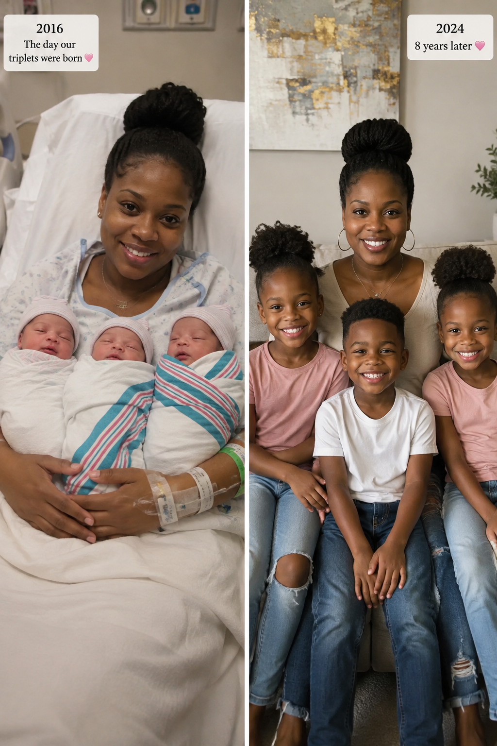 My Husband Left Me With Triplets Because "Three Babies Were Too Much" — Eight Years Later He Begged to Meet Them Again
