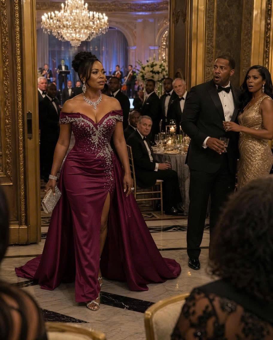 My Husband Bur:ned My Only Proper Dress So I Couldn't Attend His Advancement Party. He Called Me an "Embarrassment." But When the Grand Ballroom Doors Opened, I Appeared in a Way He Never Expected—And That Night Destroyed His World Completely.