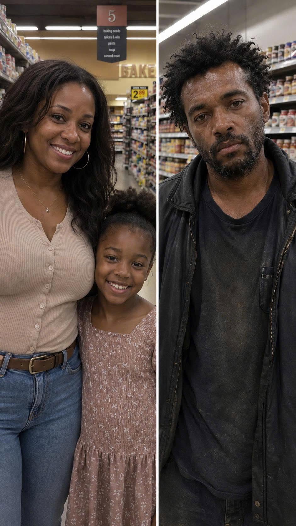 MY HUSBAND FILED FOR DIVORCE BECAUSE I GAVE BIRTH TO A GIRL — years later, I saw him in a supermarket, and my daughter did something I'LL NEVER FORGET.