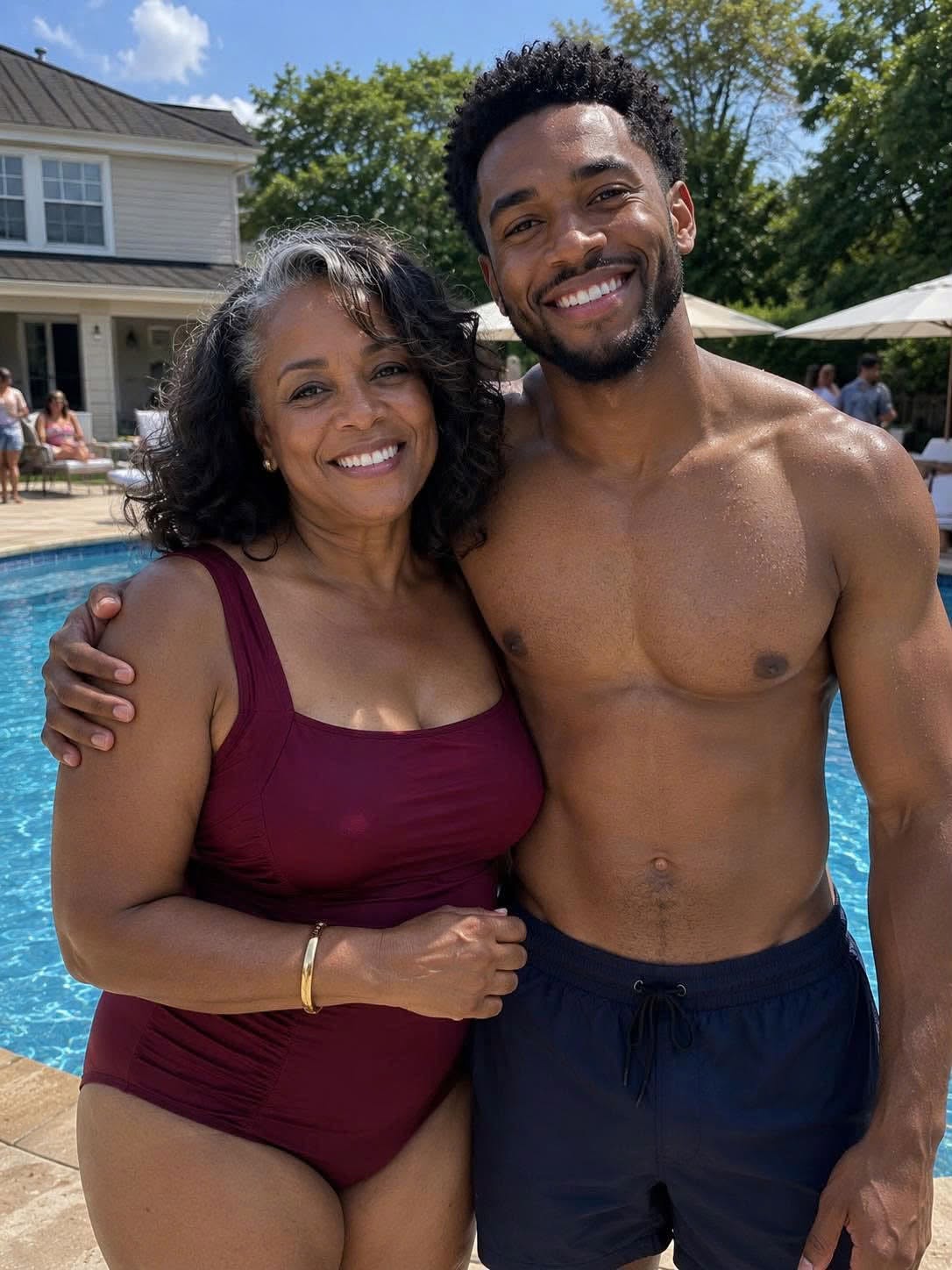 I HIRED AN ACTOR TO PRETEND TO BE MY BOYFRIEND FOR A JULY 4TH POOL PARTY WHERE MY EX SHOWED UP WITH THE MISTRESS HE LEFT ME FOR — BUT HOW MY FAKE DATE TAUGHT HIM A LESSON MADE EVERYONE GASP.