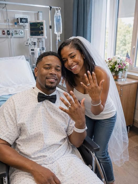 I MARRIED MY CHILDHOOD SWEETHEART IN HIS HOSPITAL ROOM AFTER DOCTORS SAID HE HAD ONLY MONTHS TO LIVE—RIGHT AFTER WE SAID "I DO," A NURSE WHISPERED, "BEFORE YOU LEAVE... LOOK UNDER HIS MATTRESS."