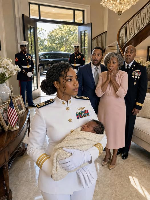 I BEGGED MY HUSBAND FROM THE KITCHEN FLOOR TO TAKE ME TO THE E.R. BECAUSE I WAS IN LABOR. HE CALLED ME DRAMATIC AND LEFT TO CELEBRATE HIS MOTHER'S BIRTHDAY. TWO DAYS LATER, HE RETURNED EXPECTING TO MEET HIS NEWBORN BABY—BUT FOUND MILITARY VEHICLES IN THE DRIVEWAY AND ARMED OFFICERS WAITING FOR HIM.