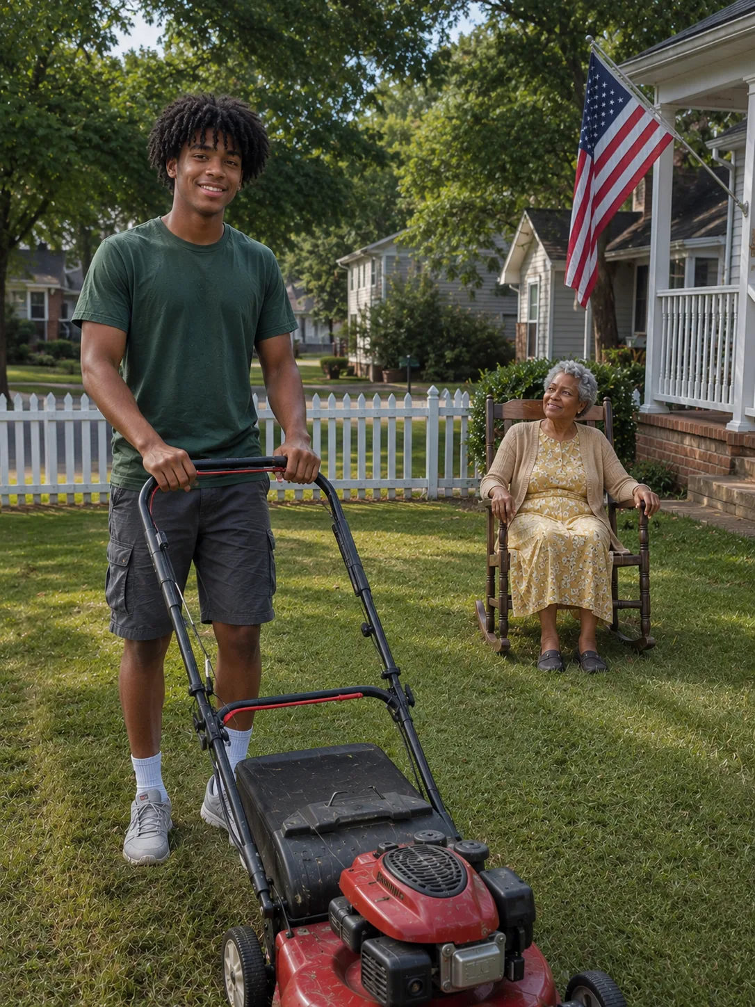 Every Saturday For Four Years, My Teenage Son Mowed The Lawn Of Our Elderly Neighbor Without Ever Accepting A Single Penny. Yet At The Man's Funeral, An Attorney Walked Right Past His Family, Presented My Son With A Sealed Envelope, And Said, "He Left Very Specific Instructions For You."