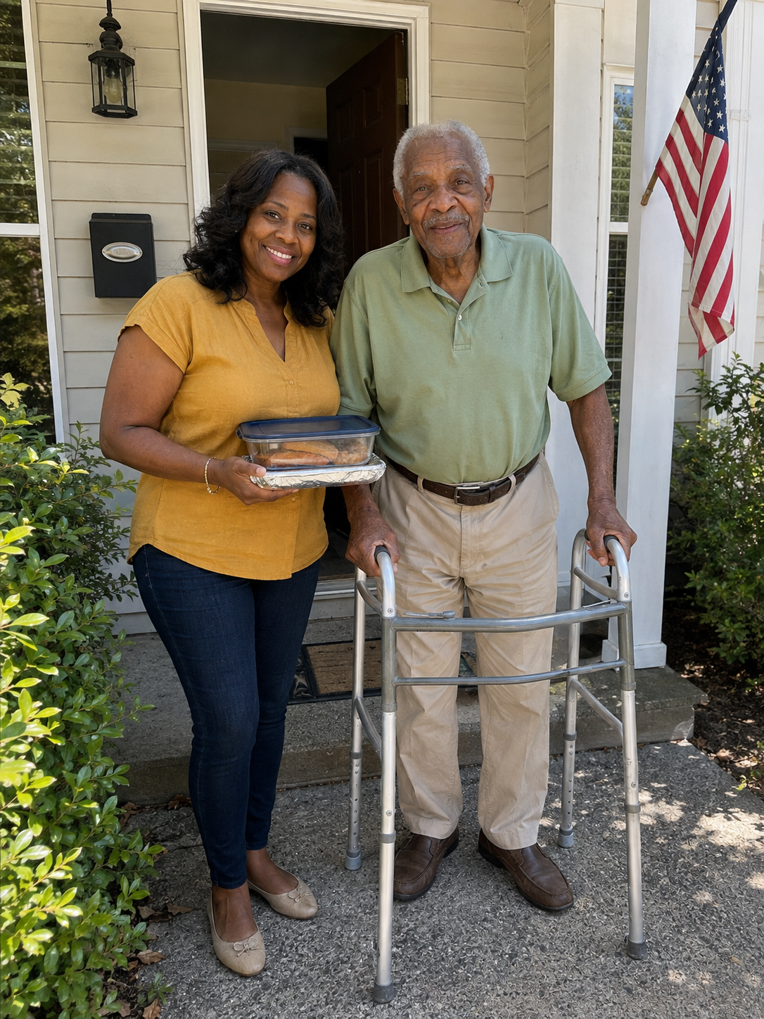I bought medicine and cooked meals for my elderly neighbor for 9 years — after his funeral, I received a letter saying, "You left food at my door for years. Now look inside the old freezer in your basement."