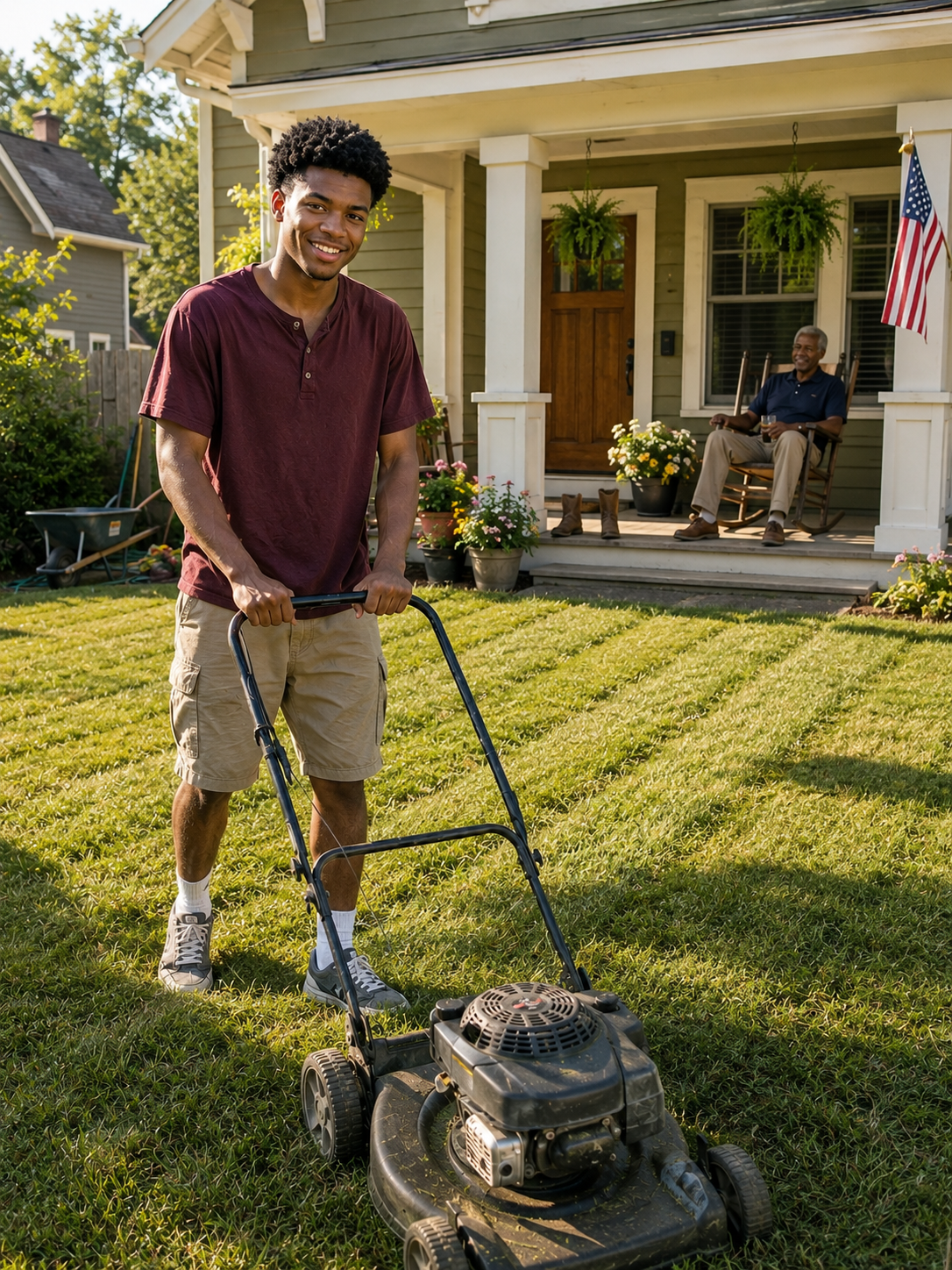 My Teenage Son Mowed Our Lonely Neighbor's Lawn For Free Every Saturday For 4 Years – At The Old Man's Funeral, A Lawyer Handed Him An Envelope And Said, "He Left Very Specific Instructions For You."