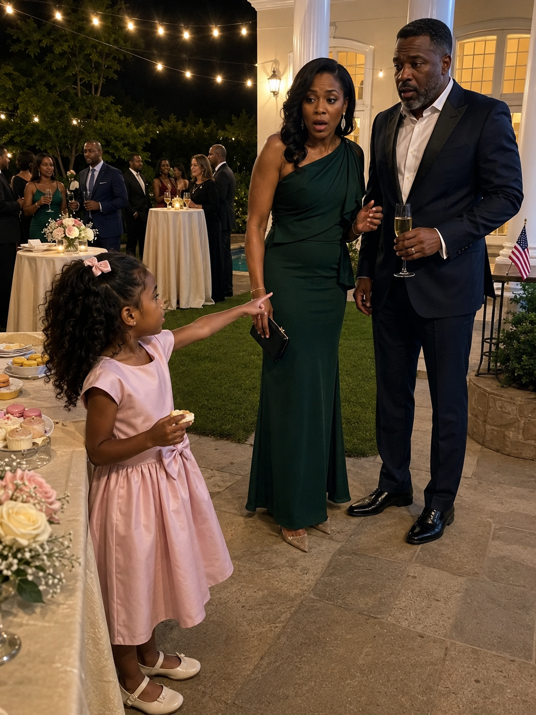 My 5-year-old daughter pointed at my husband's boss's wife and said, "That's the lady who bi:tes."