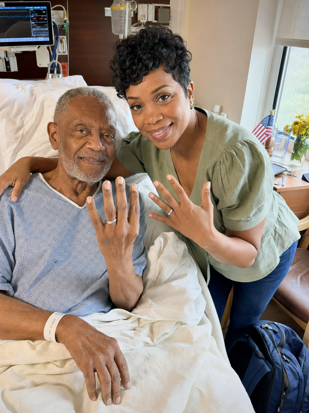 I married a stranger from a hospital waiting room so he wouldn't di:e alone — after our one-week marriage, his lawyer handed me his backpack, saying, "He wanted you to know the truth."