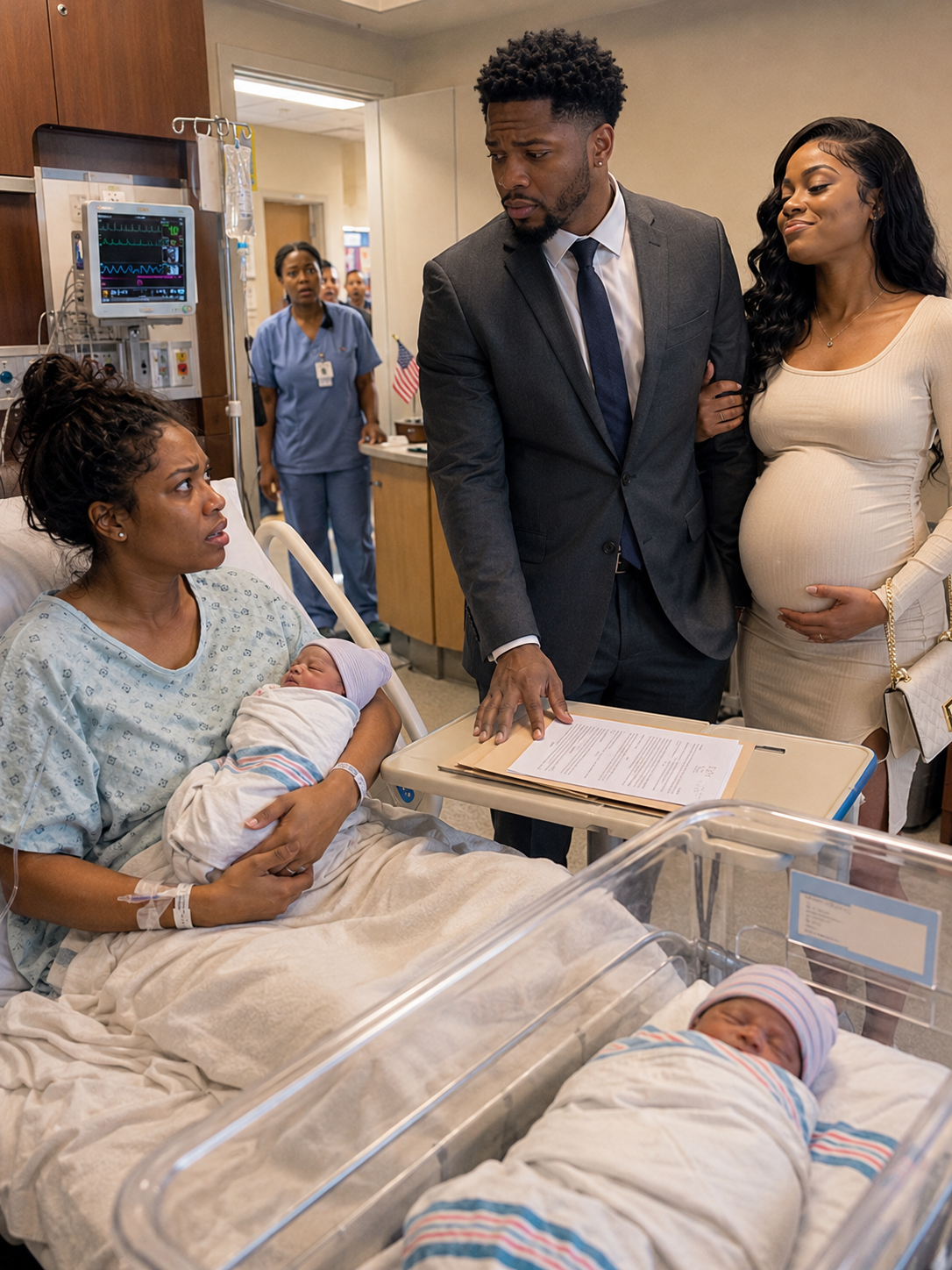 My Husband Brought His Pregnant Mistress To My Hospital Room—And Asked Me To Sign The Divorce Papers Before Holding Our Newborn