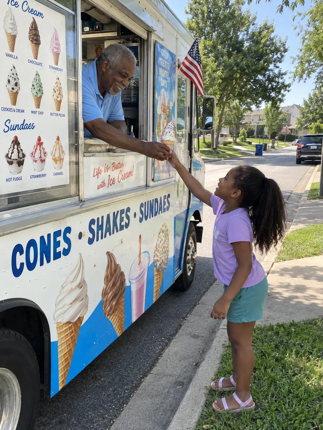 My Daughter Kept Getting Free Ice Cream From the Same Truck — Then the Driver Gave Her a Note and Told Her, "Make Sure Your Mom Reads This"
