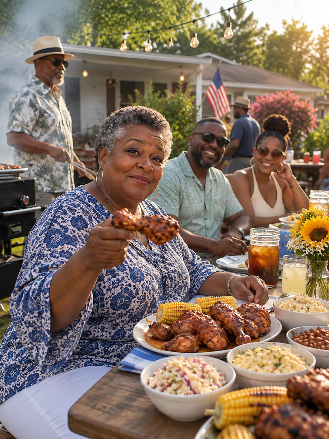 My mother-in-law kept showing up with her whole family for free BBQ at our house — when they came empty-handed again on the 4th, I served them a lesson instead.