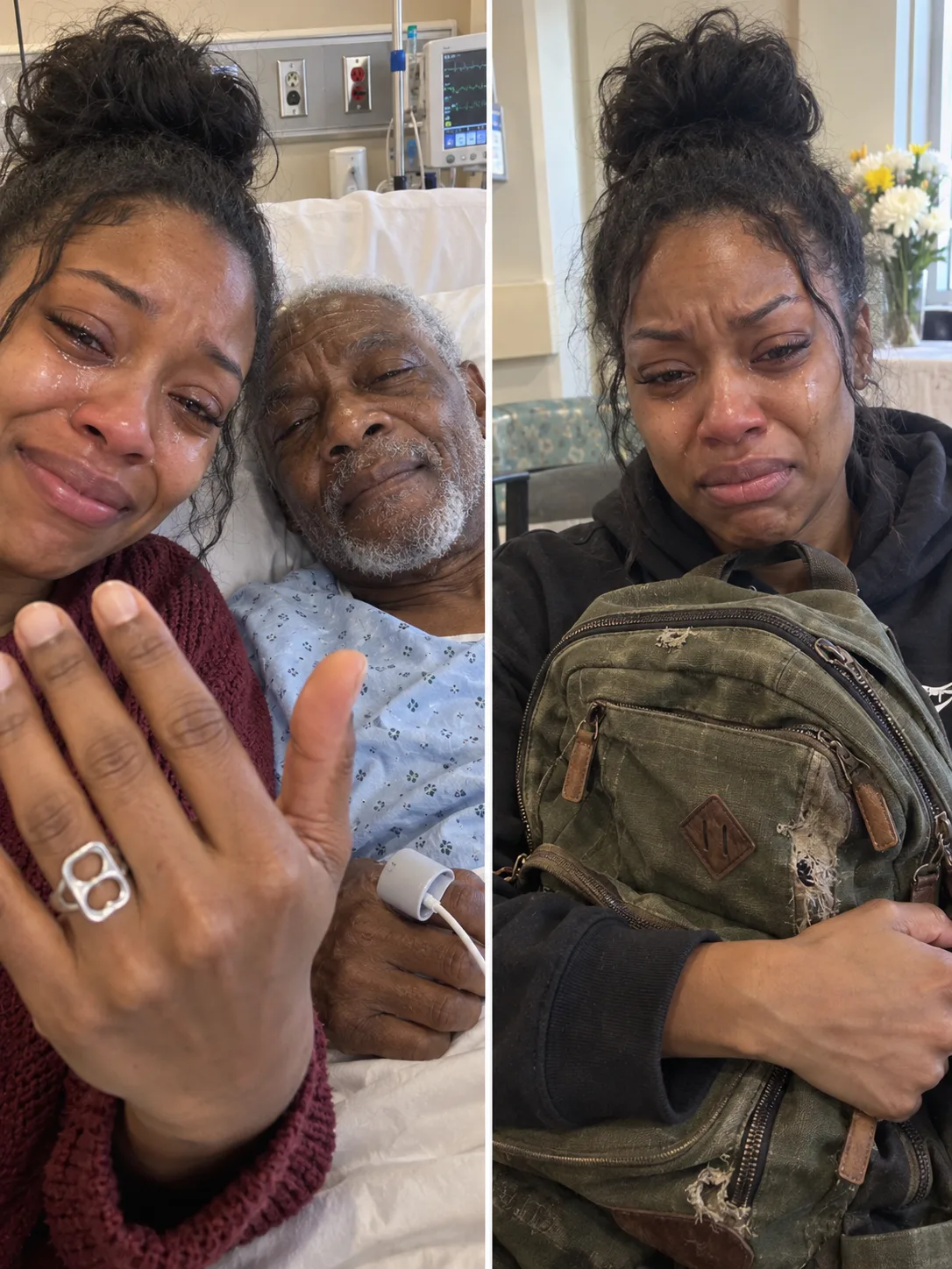 I married a man I met in a hospital so he would not di3 alone — a week later his solicitor put a green backpack in my hands and said he wanted me to know the truth.