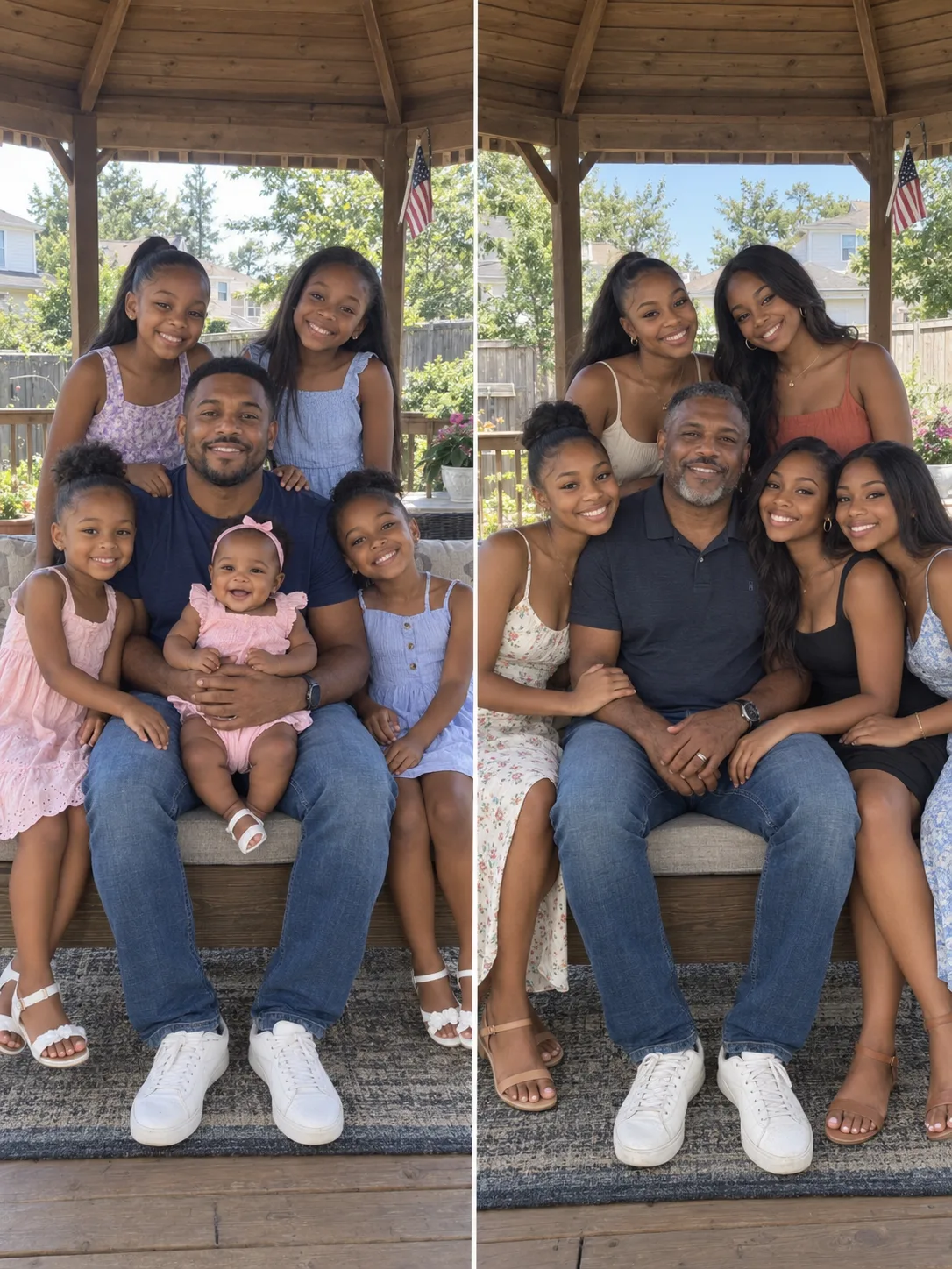 My wife left me with our six daughters for a wealthy man — fifteen years later she turned up at our oldest daughter's wedding, and what our daughter did in front of a hundred and fifty guests stopped the room.