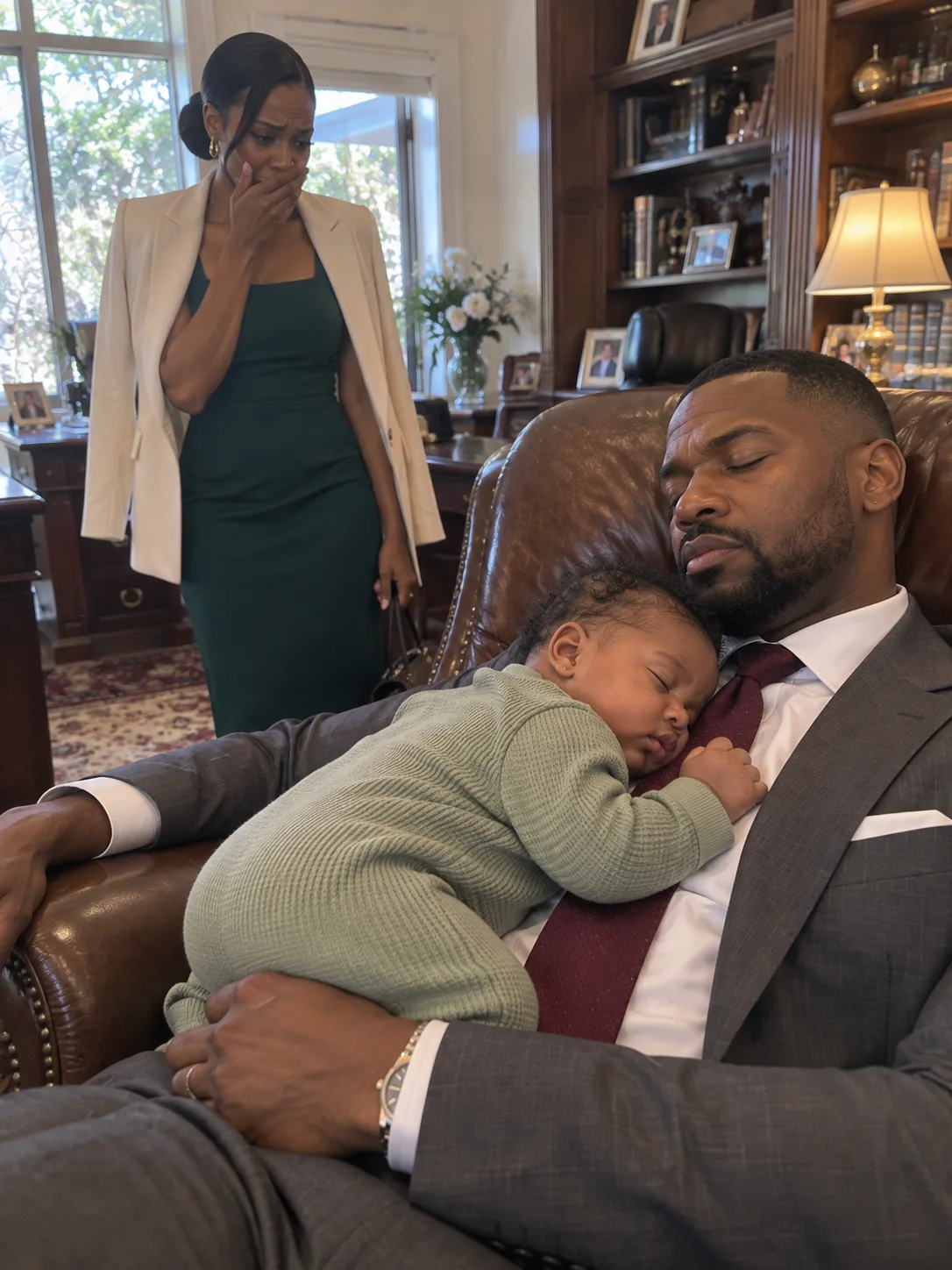 I had eighteen dollars and no childcare, so I took my eight-month-old to work — and at ten past five the blanket in the linen store was empty.