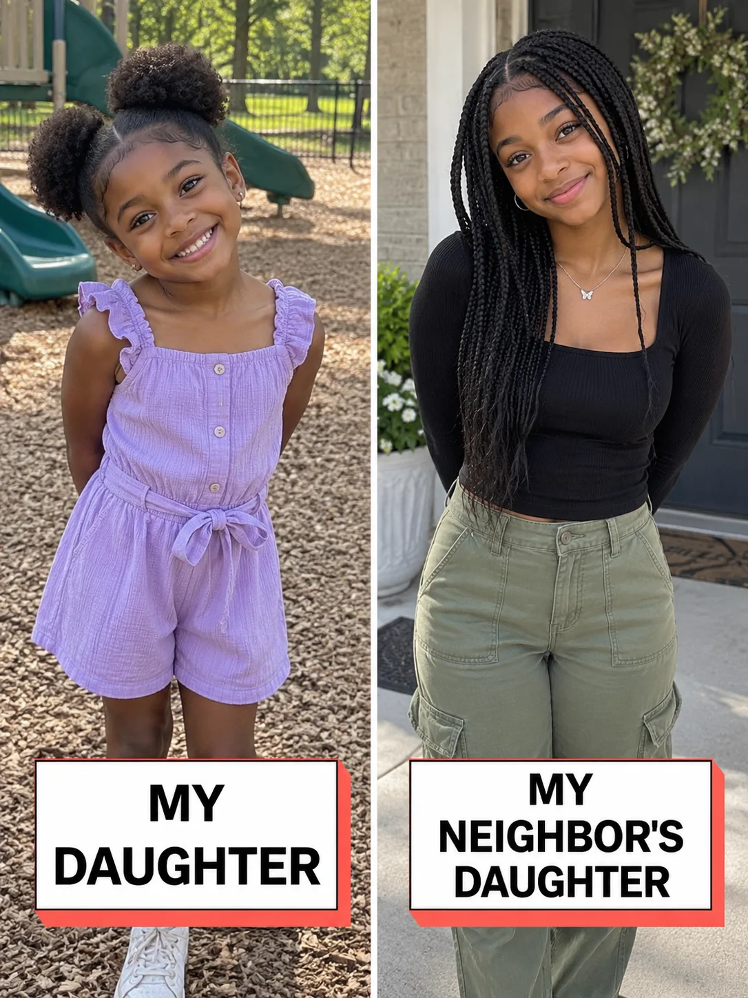 My four-year-old vanished from our garden during hide-and-seek — ten years later the new neighbours brought their fourteen-year-old over to say hello.
