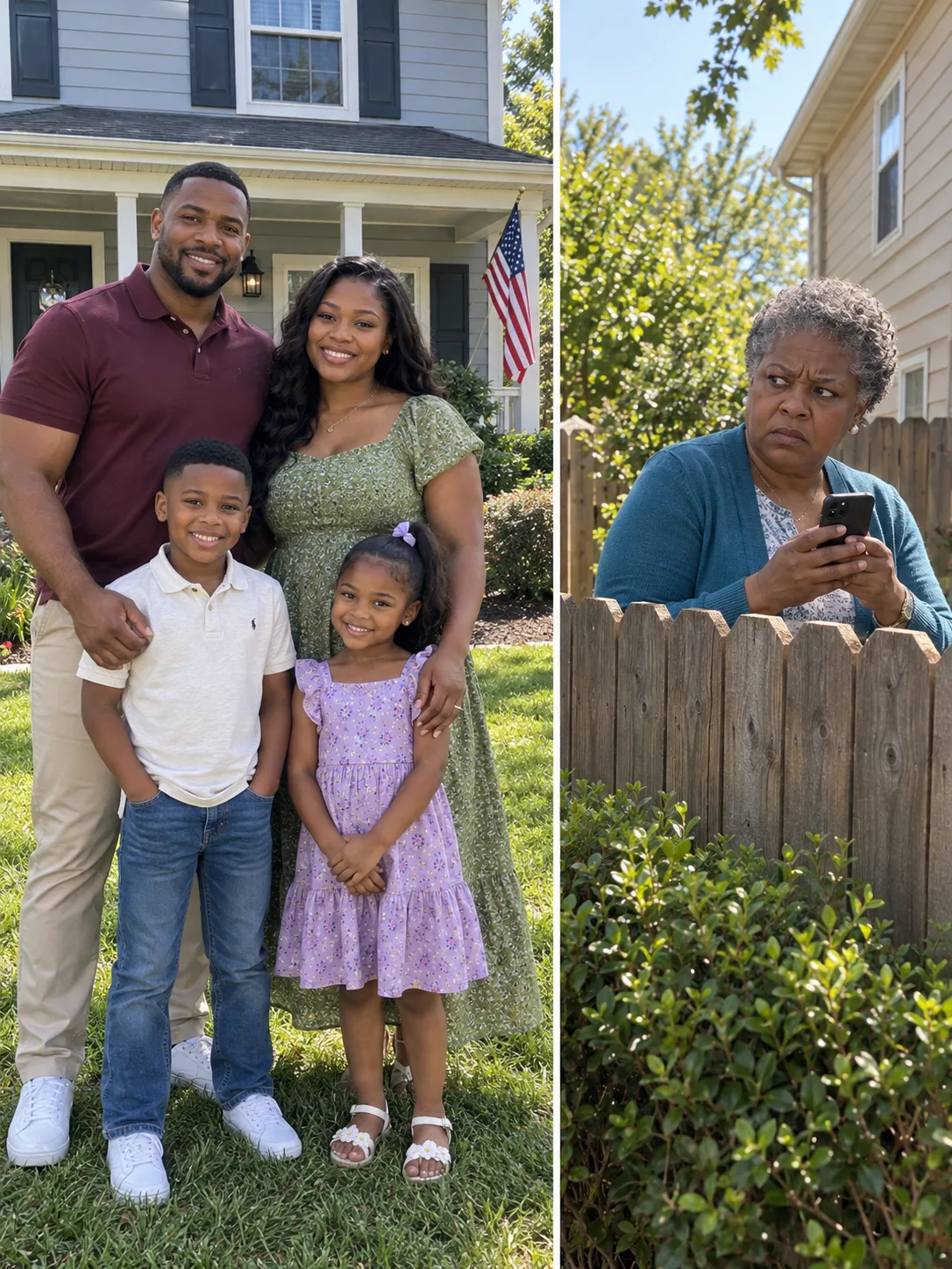 THREE DAYS AFTER MOVING INTO OUR DREAM HOME, OUR NEIGHBORS CALLED THE POLICE BECAUSE OUR KIDS WERE PLAYING IN THE BACKYARD — SIX MONTHS LATER, MY 8-YEAR-OLD SON SAID SOMETHING THAT BROKE MY HEART.