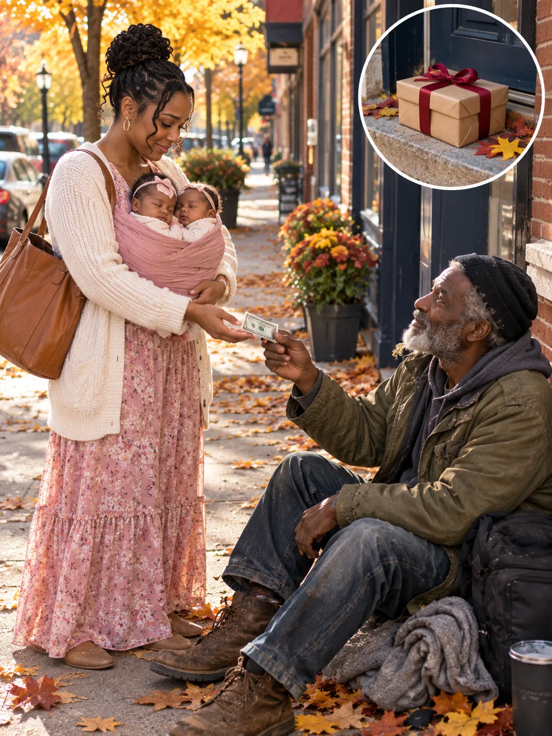 AT SEVENTEEN, I WAS A BROKE SINGLE MOTHER RAISING TWIN BABIES WHEN I GAVE MY LAST $10 TO A STRANGER IN THE RAIN
