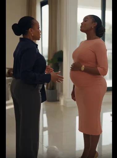 I am pregnant for your father, and he says the house now belongs to me.