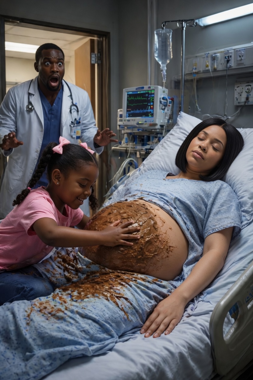 She had been carrying a child while trapped in