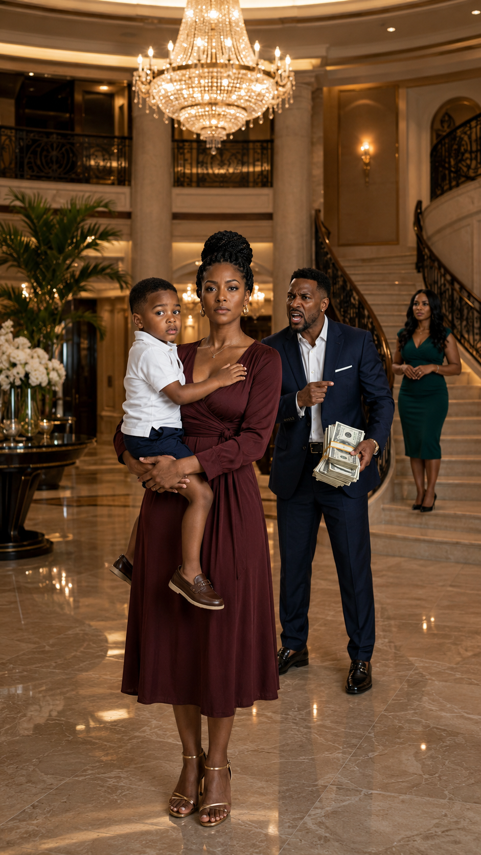 My husband offered me two hundred and fifty million dollars to disappear from his life, and told me to take our seven-year-old with me because he did not have a son with a limited mind. Our son looked down at his plate and said there were only two hundred and forty-eight grapes on it.