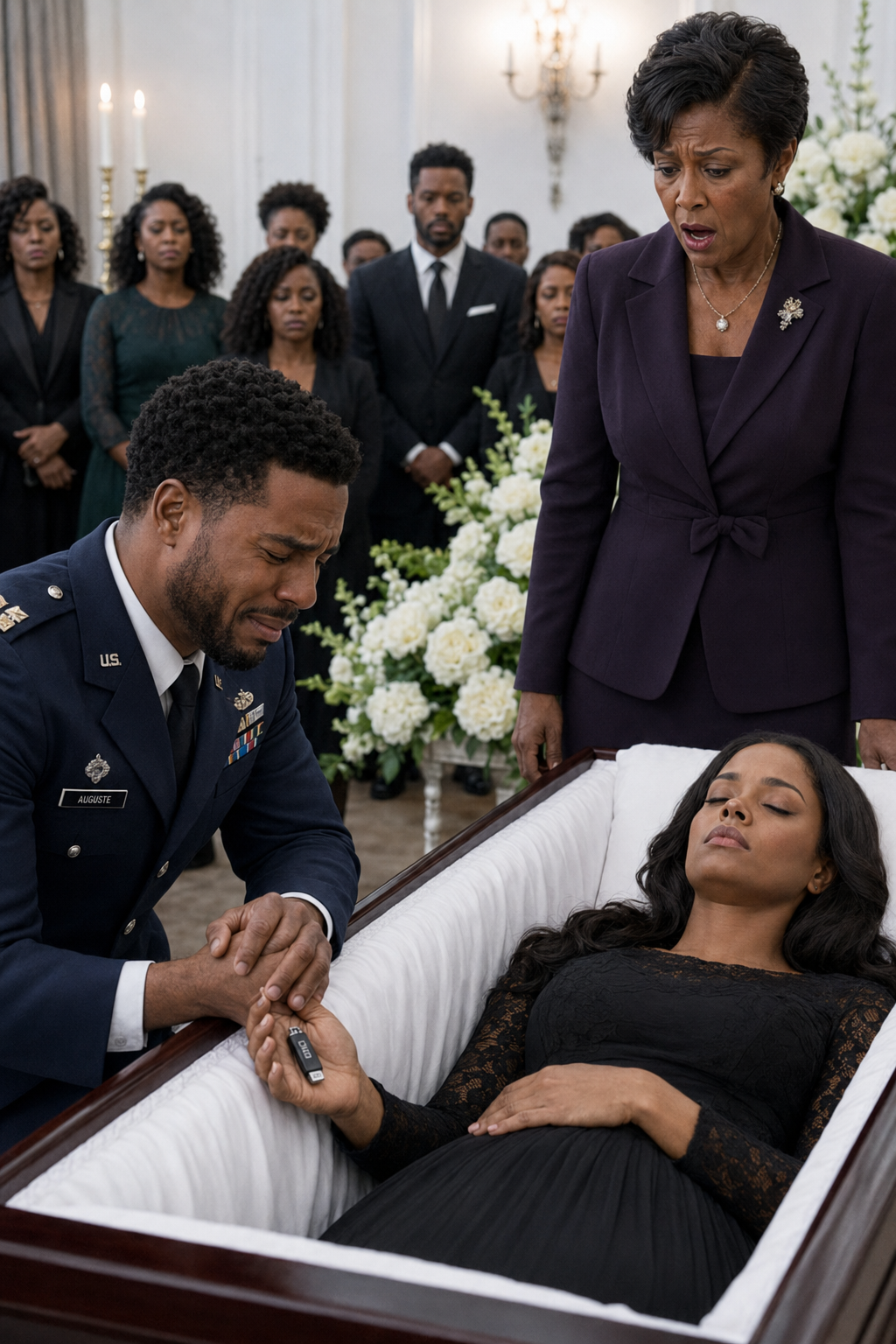 I returned home from military service, hoping to see my wife’s smile. Instead, I found a coffin in the middle of the living room. “She d:ied in childbirth…”0198t