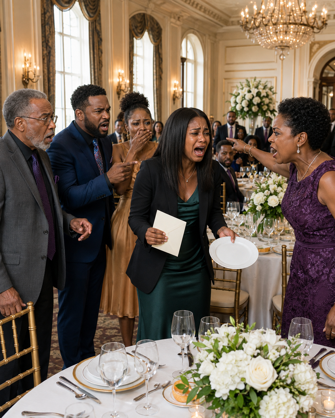 My Mother Gave Me a Paper Plate at Her Anniversary Dinner and Said, “Family Sits Up Front”—She Didn’t Know I Came to Give Her the House-0198t