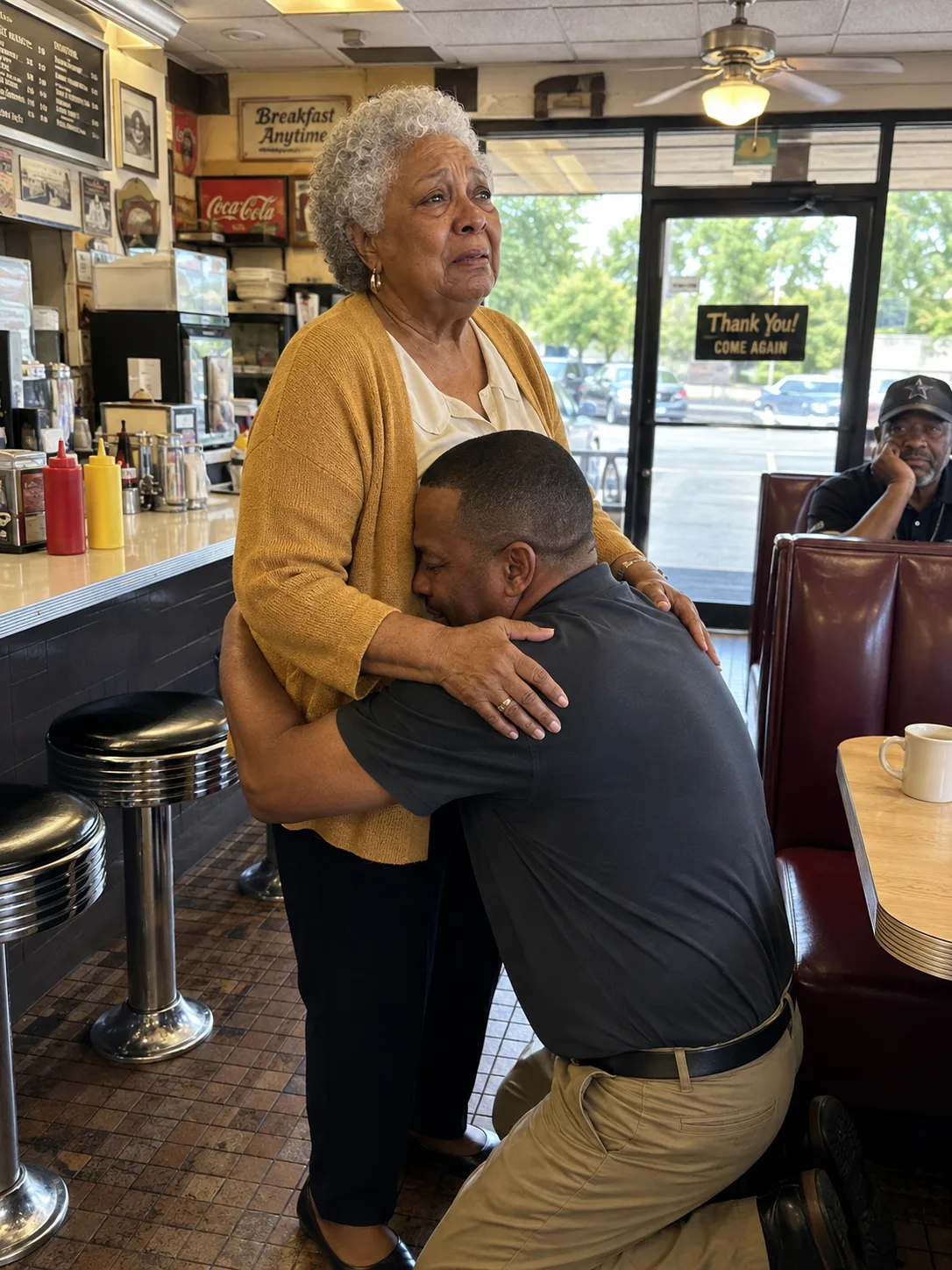 The Hostess Said My Mother Didn’t Belong in the Restaurant—Then the Owner Walked Out of the Kitchen and Called Her by a Name I Had Never Heard-0198t
