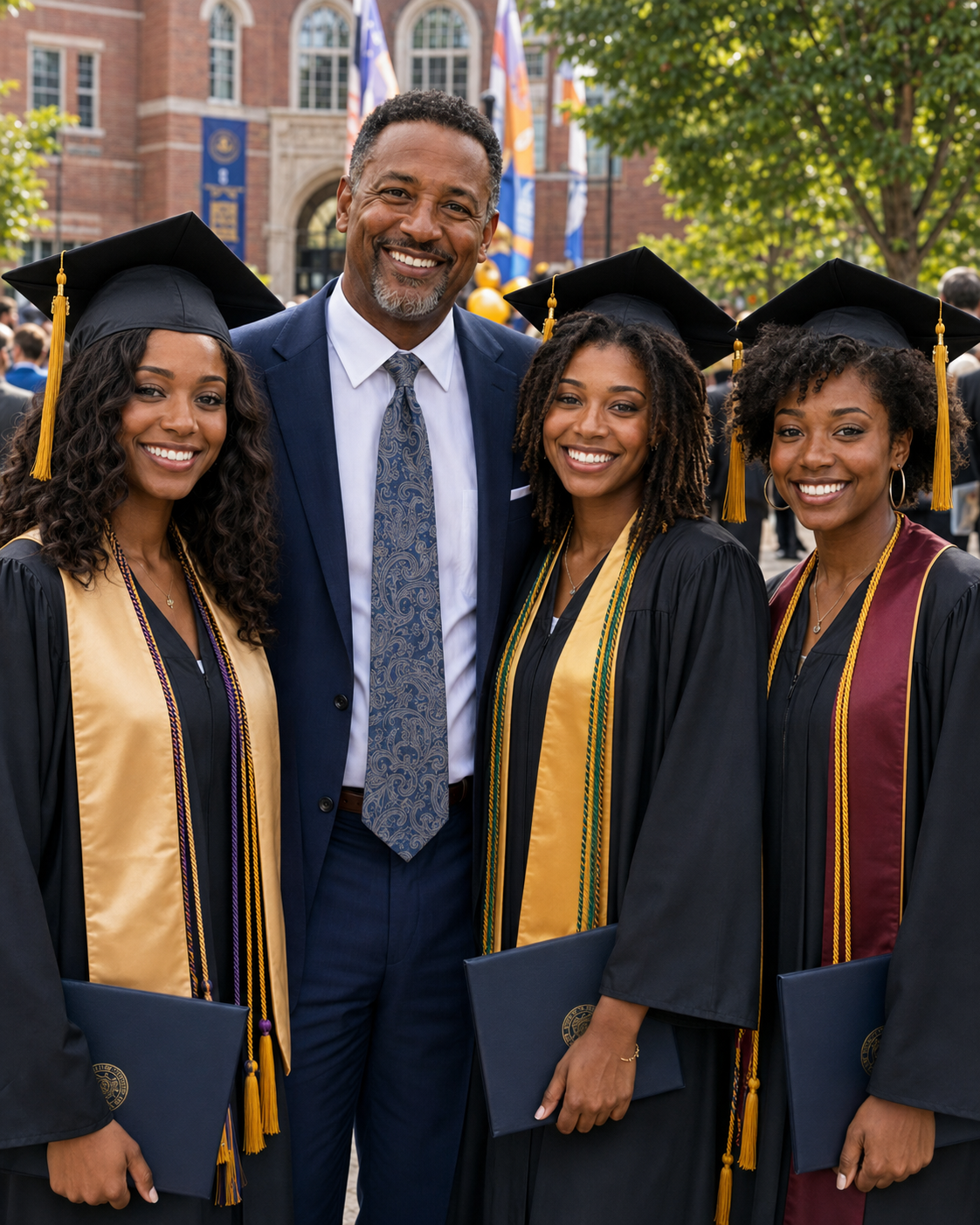 Twenty-One Years After My Brother Left His Infant Triplets on My Steps, They Stopped Their Graduation Ceremony and Said, “Our Dad Isn’t Here Today…”-0198t