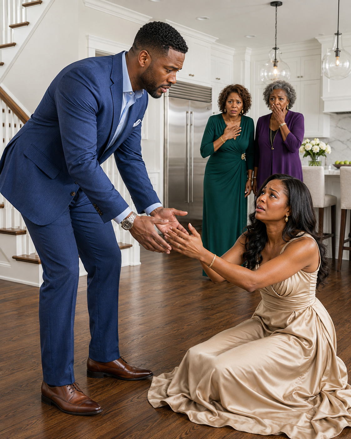 My Mother Destroyed Every Dress I Brought to My Brother’s Wedding Because She Said I Was an Embarrassment—Then My Secret Husband Walked Through Her Front Door-0198t