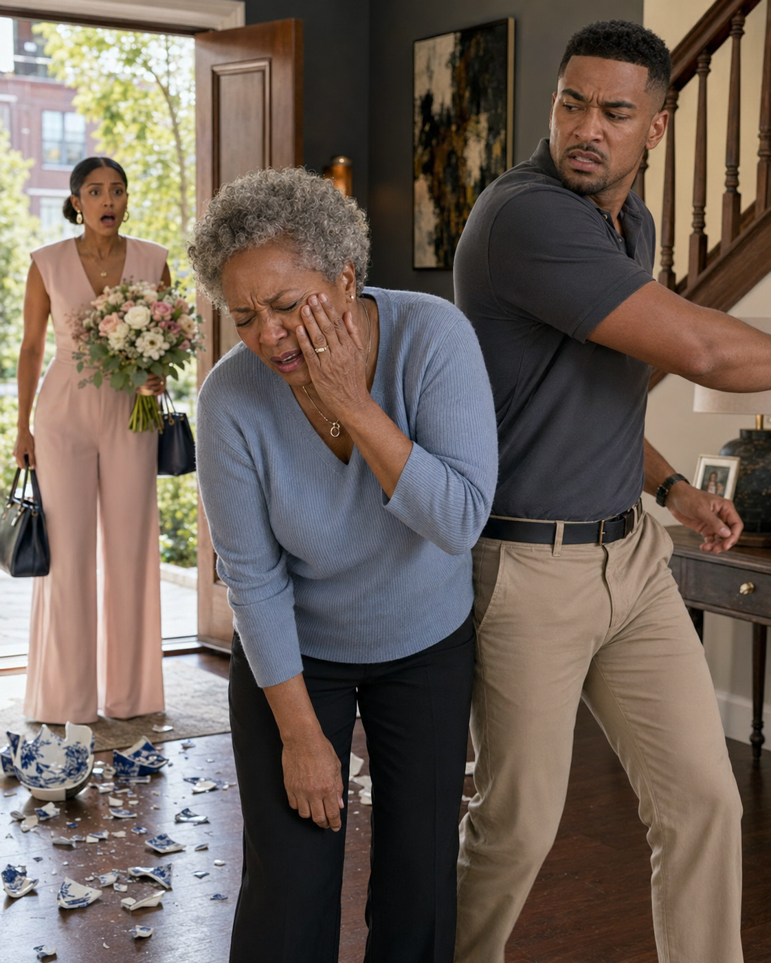 My Husband Hit My Widowed Mother and Ordered Me to Throw Her Out—By Morning, I Found Out Why He Needed Her Gone-0198t
