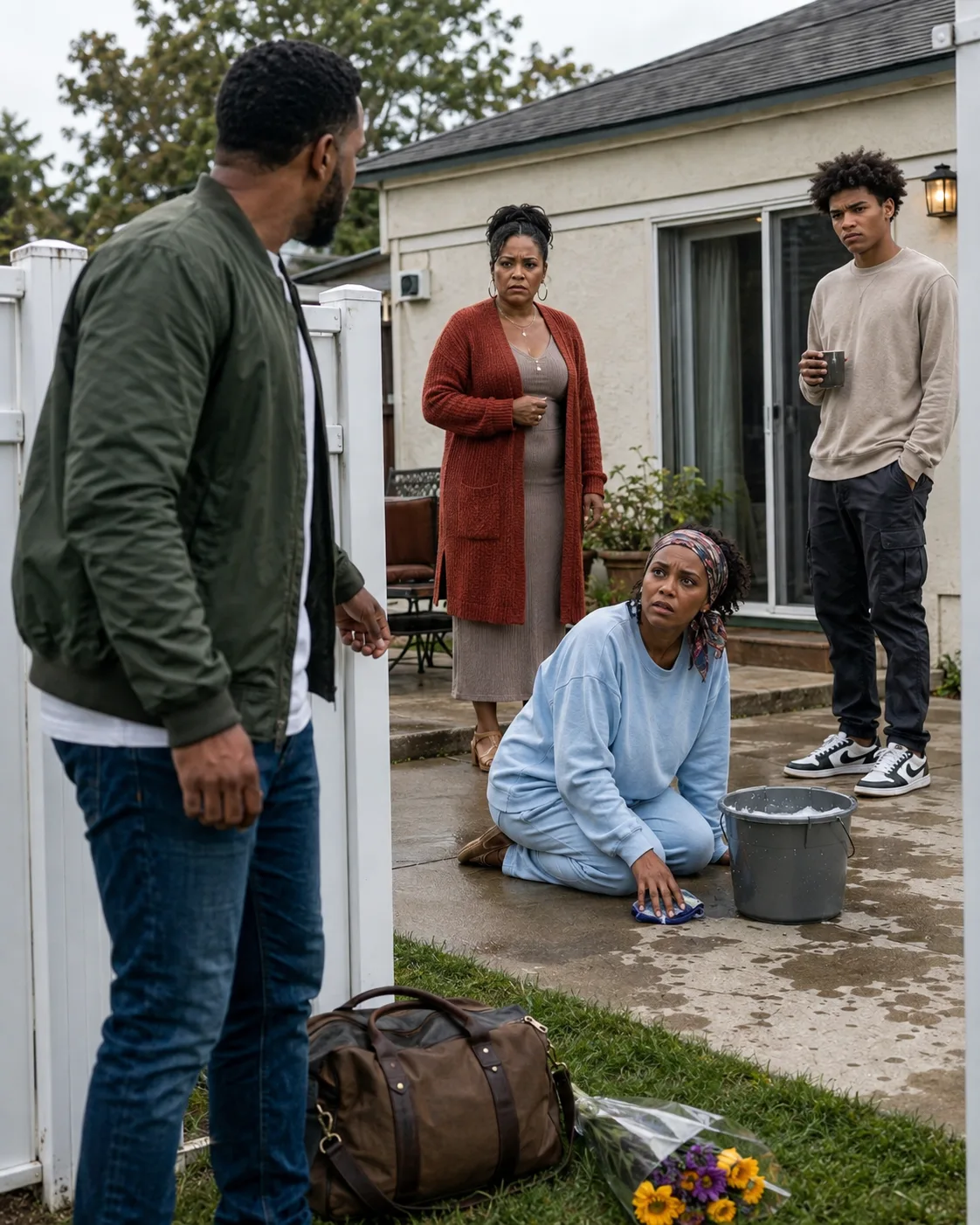 I Came Home Three Weeks Early and Found My Sick Wife Sleeping Behind the Laundry Room—Then My Mother Asked When My $1.8 Million Check Would Clear-0198t